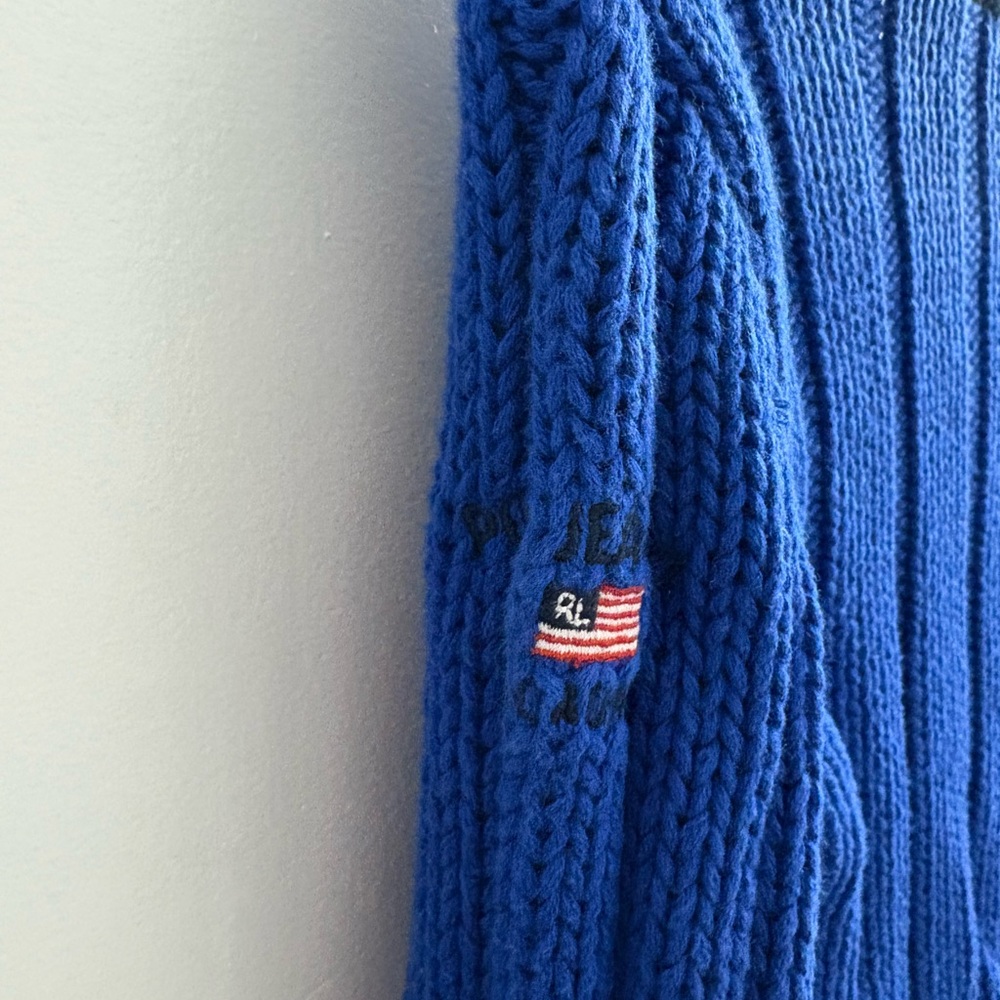 Polo by Ralph Lauren Blue and Black Sweater - Picture 4 of 4